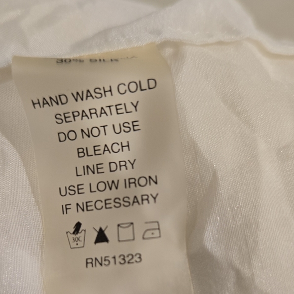 Women's White Blouse - Picture 6 of 6